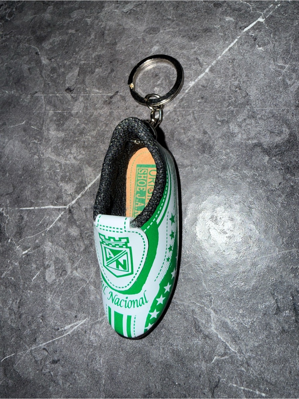 Kids Green Shoe Keychain - Mini Sneaker Replica